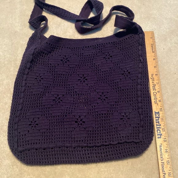 GAP Handbags - NWOT Gap Hand-Crocheted Purple Shoulder Bag